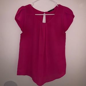 Hot pink blouse